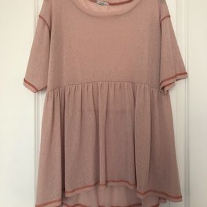 Urban Outfitters Oversized Peplum Top